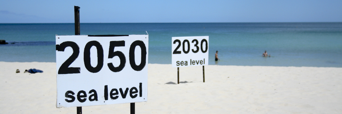 Bild: Rising sea levels von Go Greener OZ lizenziert unter CC BY-ND 2.0TEXT